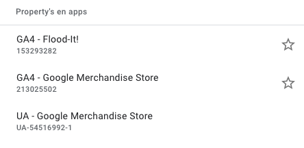 Google Analytics 4 property.